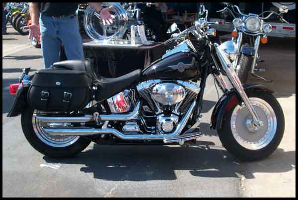 harley fatboy bags
